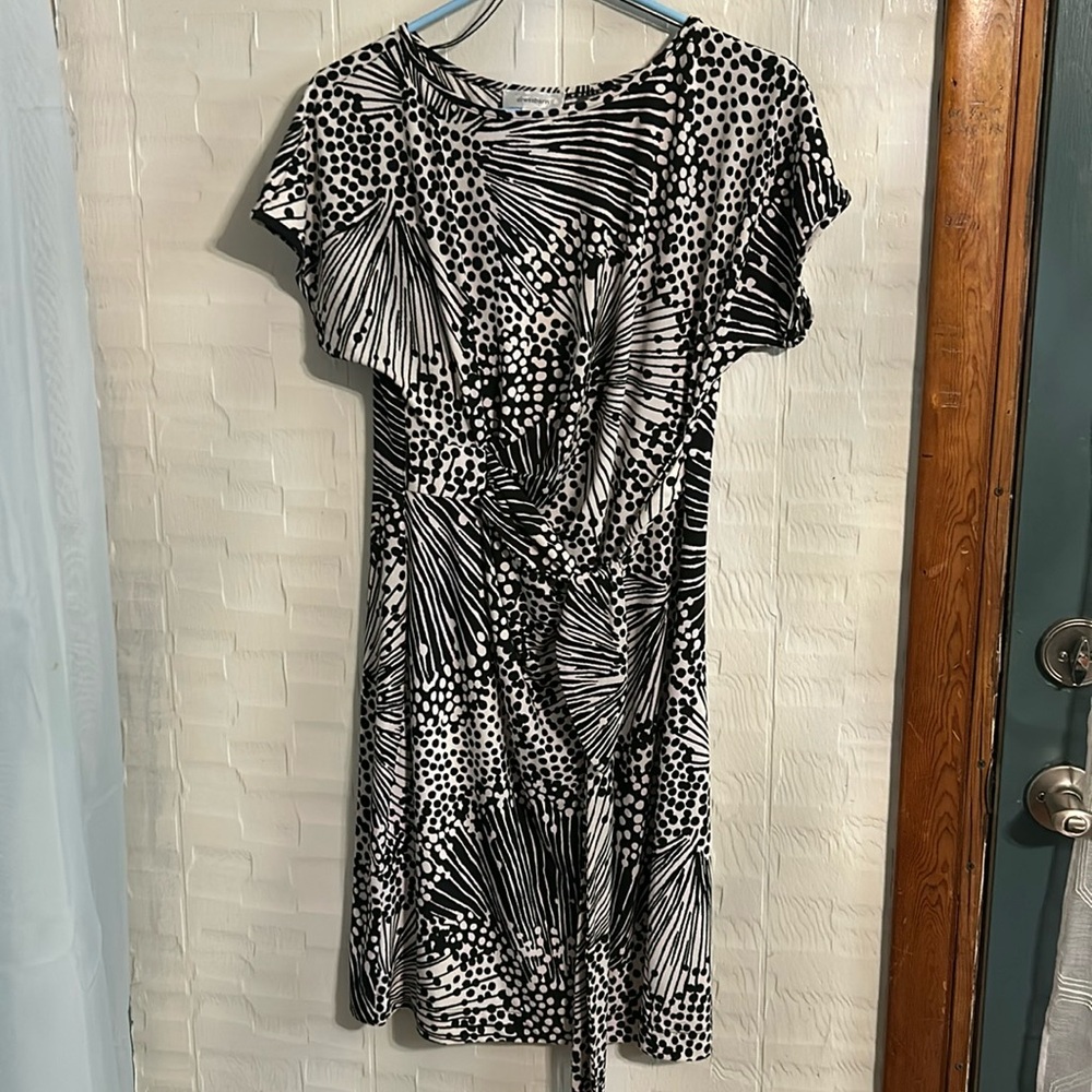 DRESS BARN Black & White Dress